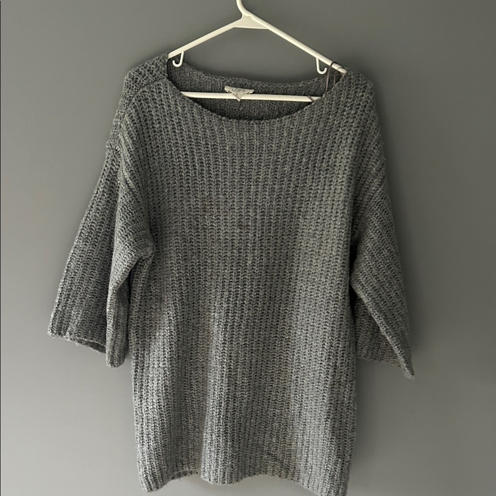 LOFT Heather Gray Women's Sweater